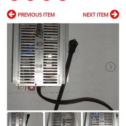 40 Amp Power Converter For A Camper. Works Great 