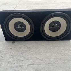 C4 Competition 12” Subs with Box 