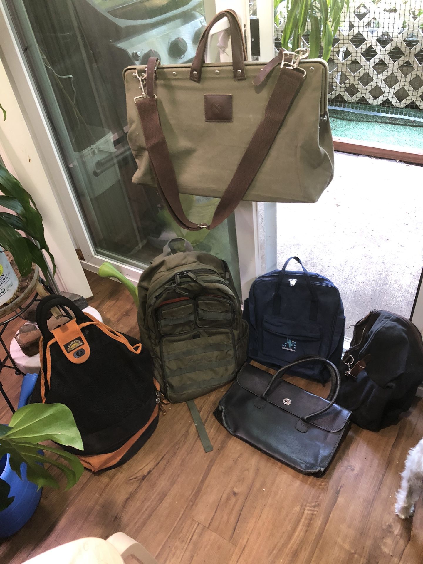 Backpacks/ Carrying Bags $5 To $15