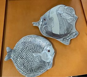 Arthur Court Fish Plates Vintage