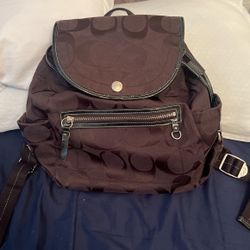 Vintage Coach book bag