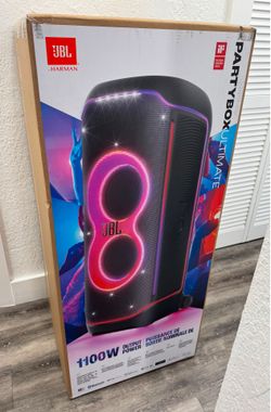 🔊 JBL PARTYBOX ULTIMATE - 1100W RMS - NUEVA, SELLADA EN CAJA 🔥 Lleva la fiesta a otro nivel con la reina de las PartyBox. Potencia brutal, luces de 