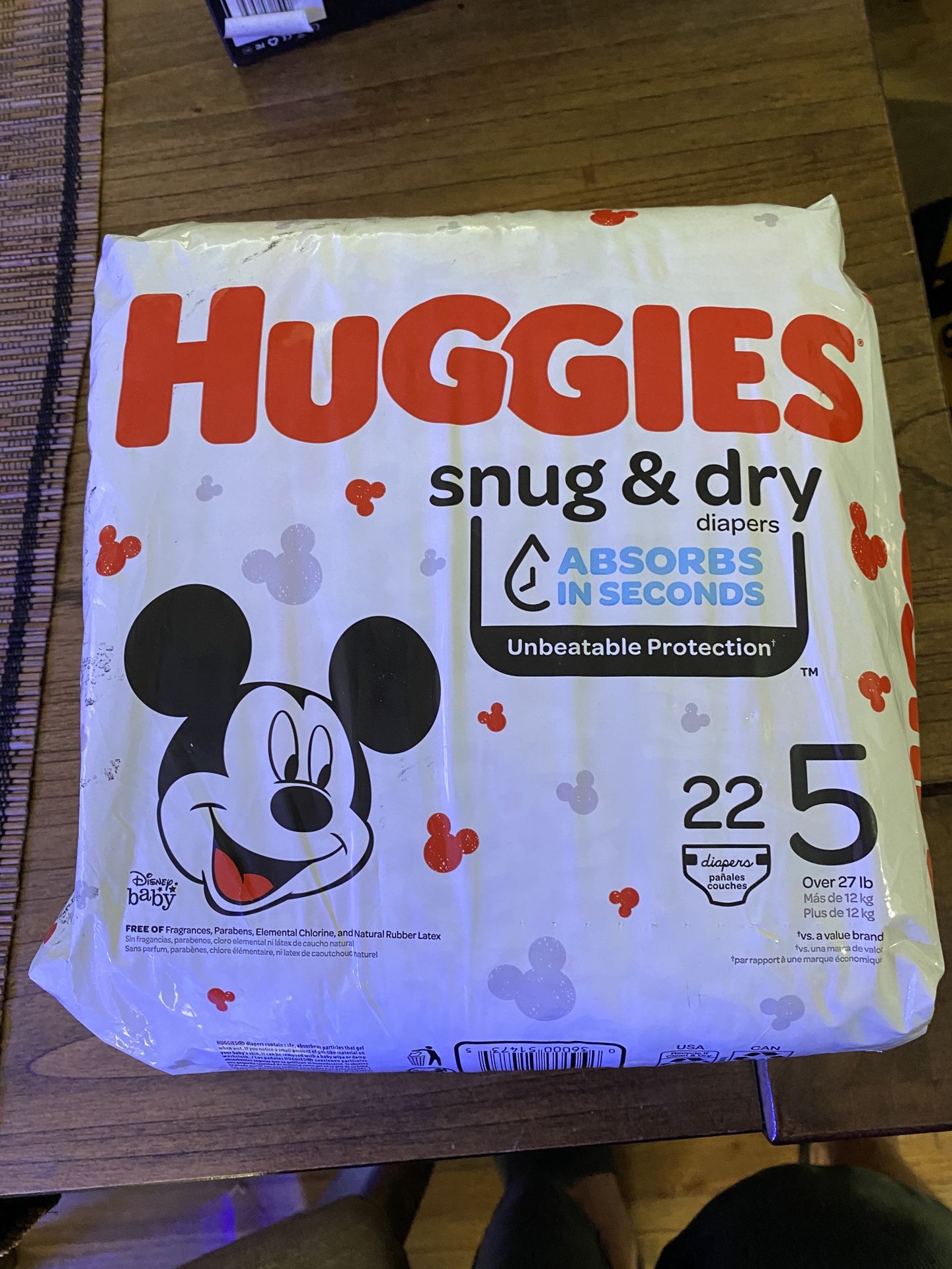 Huggies diapers sz 5