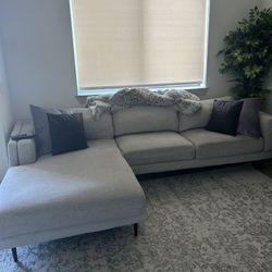 Living Spaces Sectional Couch 