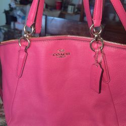  COACH Pink Purse Authentic 