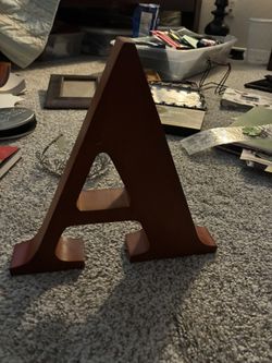 A Wooden Letter A
