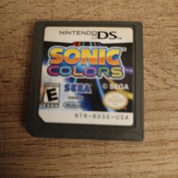 Sonic Colors Game For Nintendo Ds