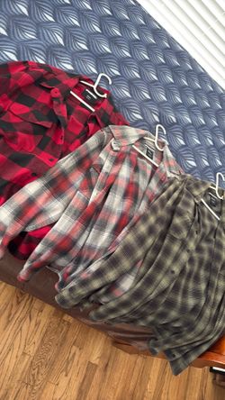 Men’s Flannels Medium & Large $15 each