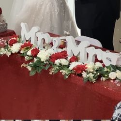 Mr And Mrs Wedding Sign