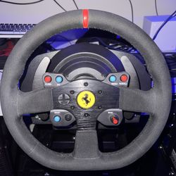 Thrustmaster T300 Ferrari edition with shifter and handbrake 