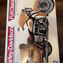 Harley Motorcycle Model, 1:6 Scale by Tamiya