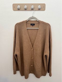 Quince 100% Mongolian Cashmere Cardigan XL