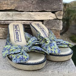 Juicy Couture summer wedges women’s size 7
