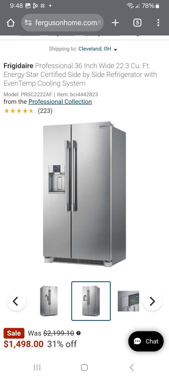 Frigidaire 36 inch