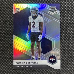 2021 Panini Mosaic Patrick Surtain II #344 Silver Prizm (RC) Rookie Broncos