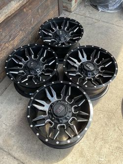 17” XM WHEELS 6 lug FORD SILVERDO SIERRA TOYOTA