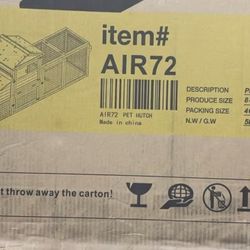 😀 Aivituvin AIR72 Chicken Coop Expandable Chicken House with Wheel Large Hen House Movable Poultry Cage, Easy Combination with Second Coop, $121 👀it