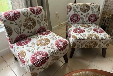Sofa and accent chairs