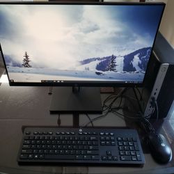 New PC - HP Prodesk 600 G4  Computer System,  HP Z24 Monitor Keyboard and Mouse