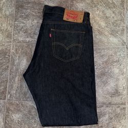Levis 501 Jeans, Dark Wash, 38-32