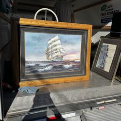 Ship Oil Painting