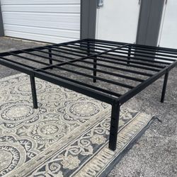 New Heavy Duty KING Size Platform Bed Frame In A Box