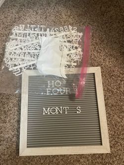 Letter Board with Letters Set