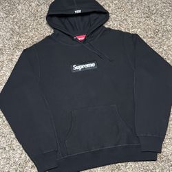 Black Supreme Box Logo 