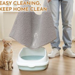 Cat Litter Mat For Litter Box 28”x22”