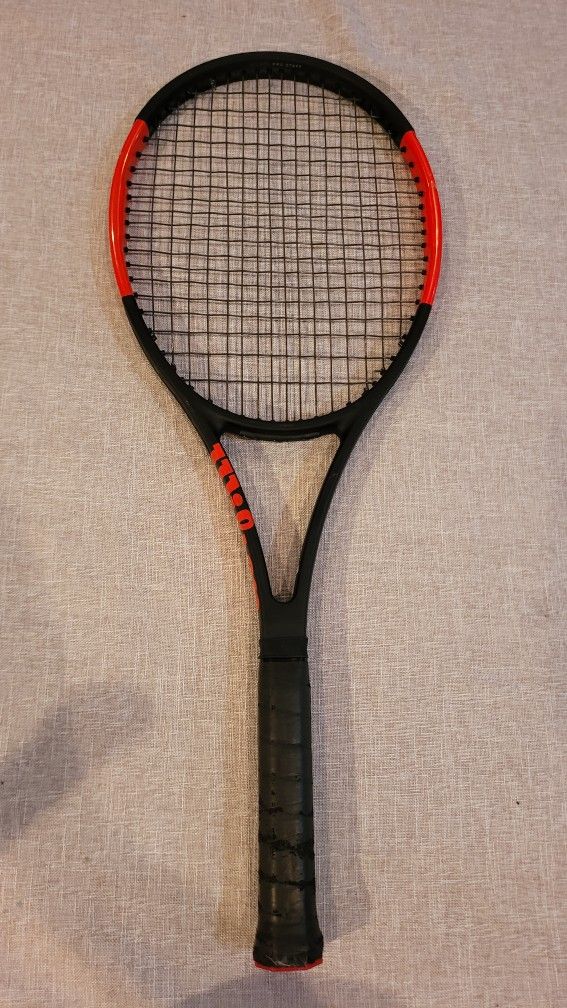 Wilson Prostaff V11 G3 Tennis Racket Good Condition Strung Black Red