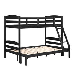 Brand New Black Twin Full Bunkbed