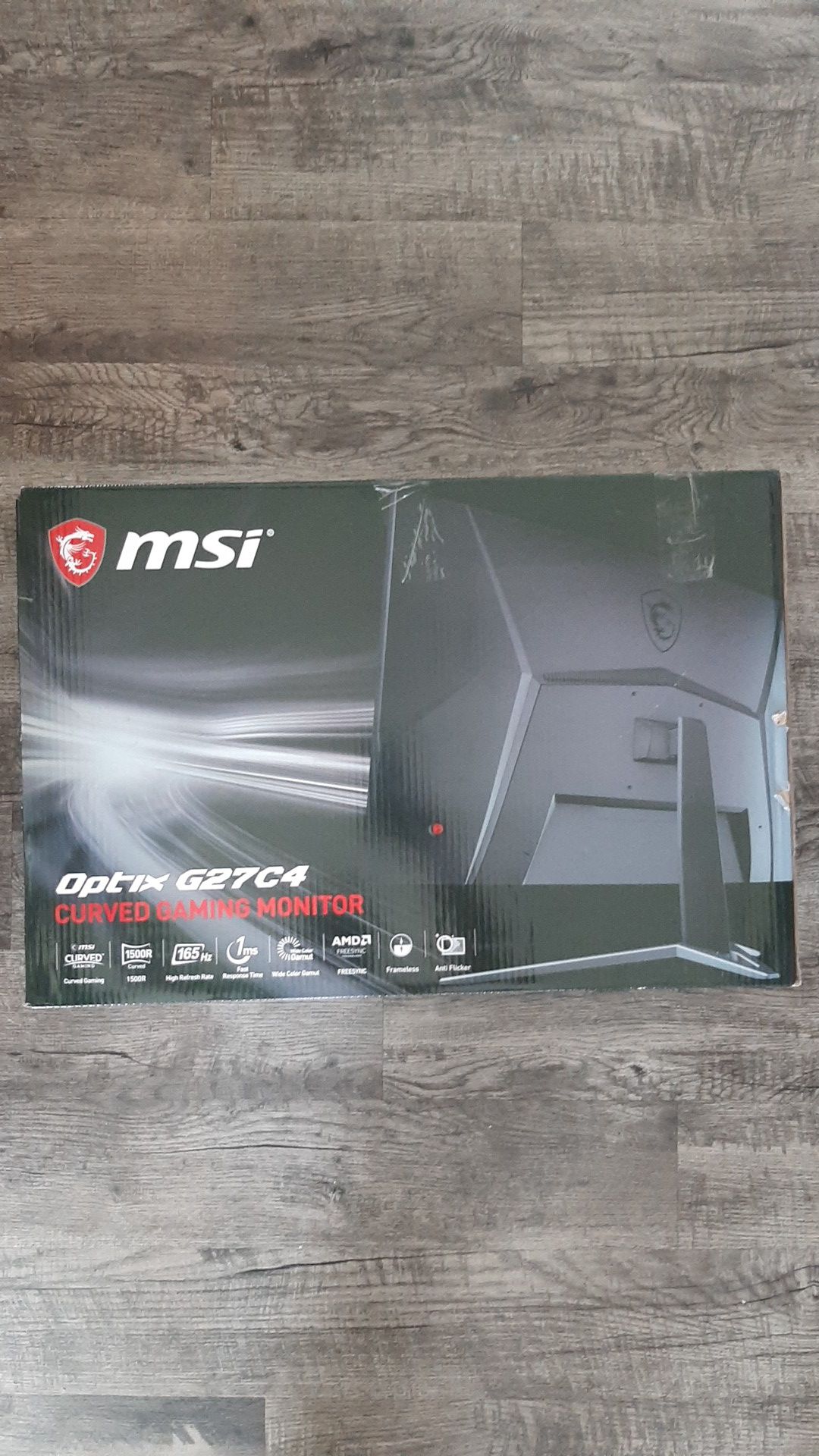 MSI Curved Gaming Monitor - FOR PARTS