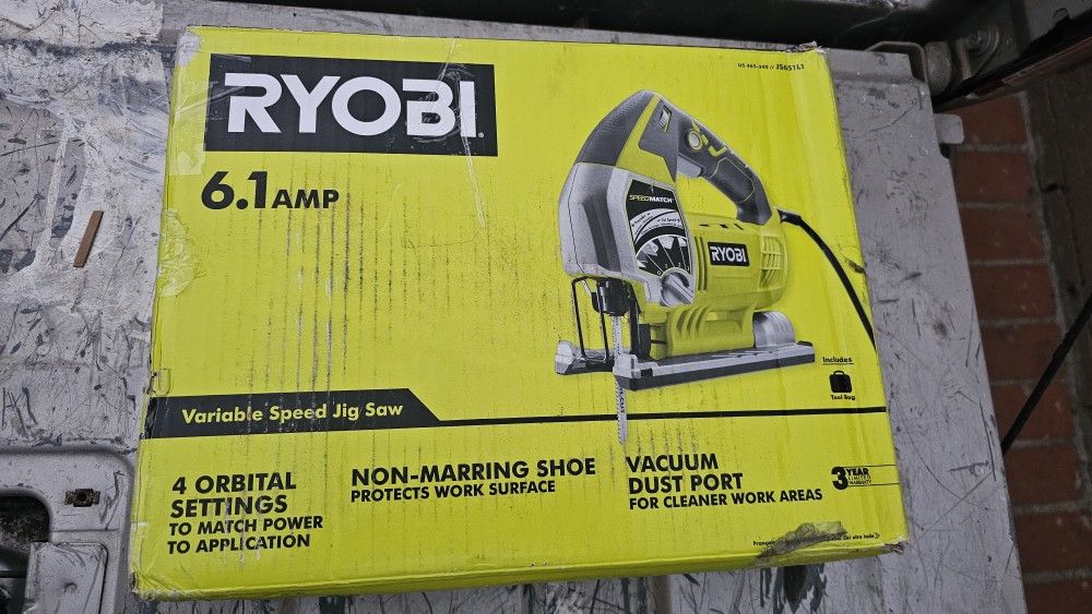 RYOBI
6.1 Amp Corded Variable Speed Orbital Jig Saw with SPEEDMATCH Technology