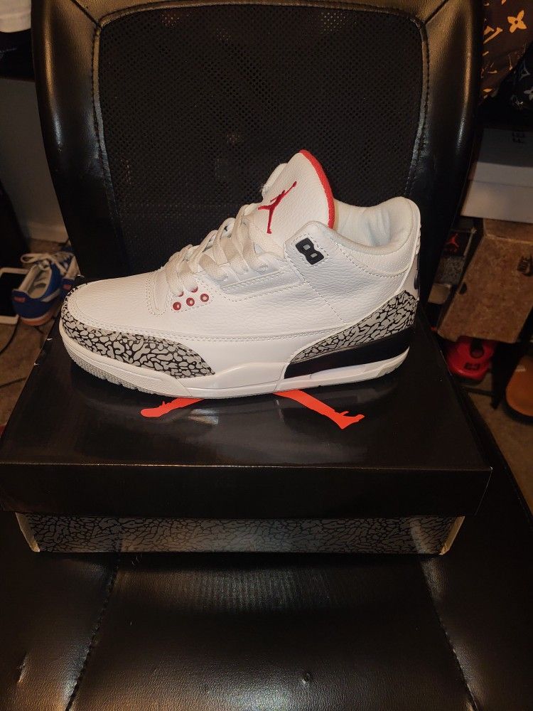 Jordan 3 "White Cement" size 7 and 9