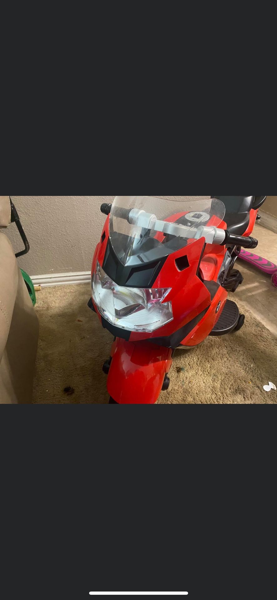 I am selling an electric motorcycle