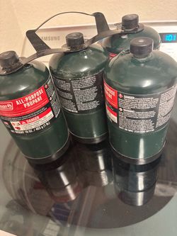 4 16oz Coleman all purpose propane never used