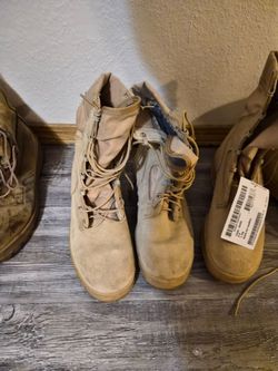 Flame resistant aviation flyers boots size 7w