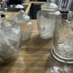 Princess House Fantasia Jars And Base