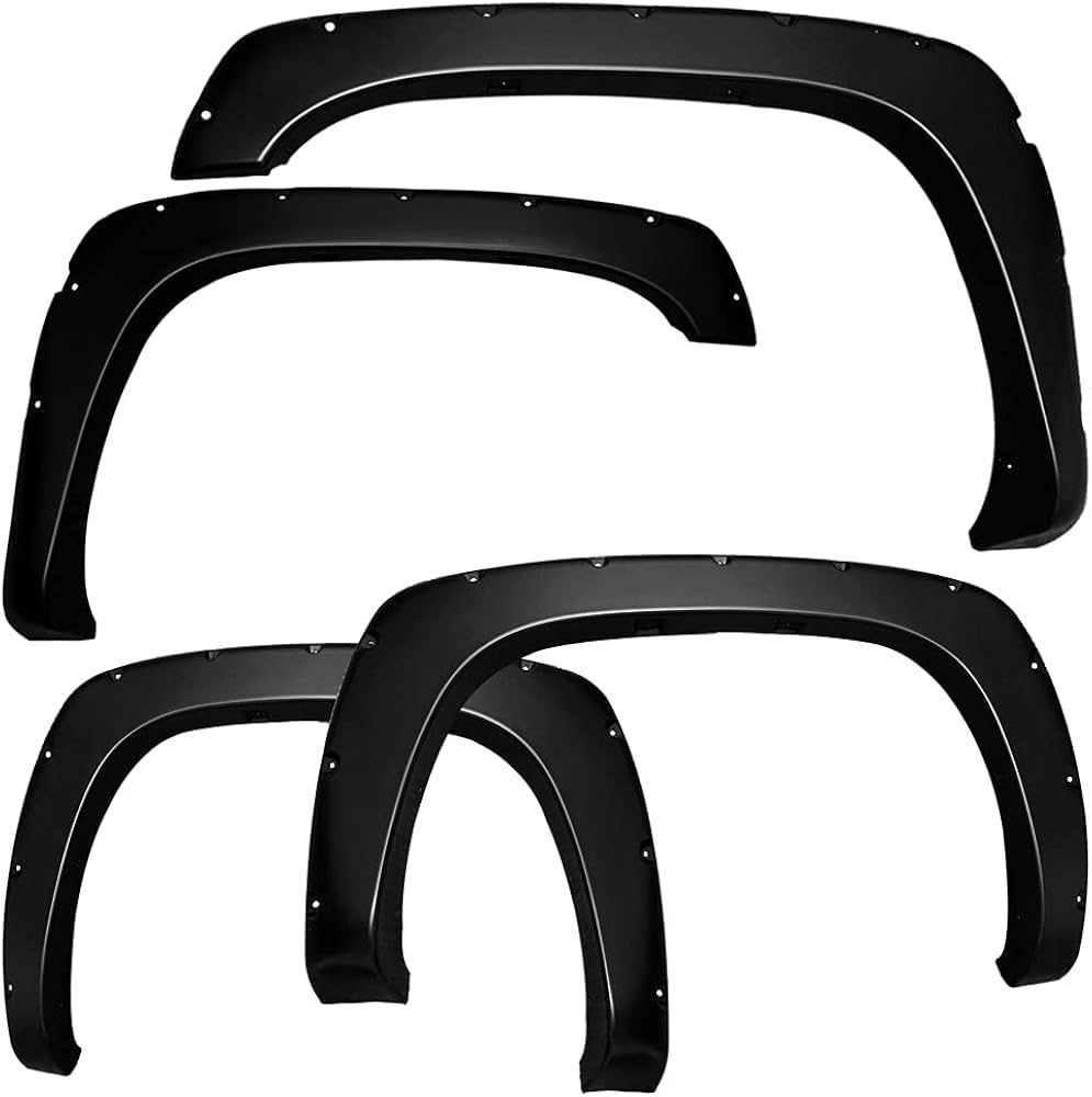 LA Zona Auto Parts 1999 TO 2006 Chevrolet Silverado GMC Sierra Classic models Fender Flares Guardabarros Polvaderas