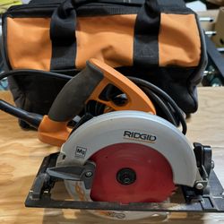 Ridgid 6 1/2 Circular Saw Great Condition 