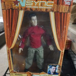 Collectible Jc Chasez  NSYNC Living Toyz Marionette in Original Unopened Box

