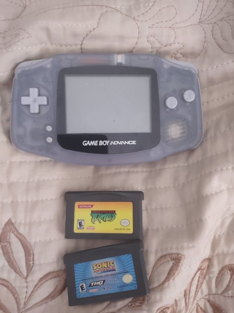 Gameboy Advance With 2 Games