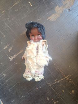 Vintage eskimo doll
