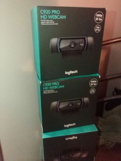 🔥 Logitech C920 Pro HD Webcam 1080p — Brand New Sealed Box 🔥