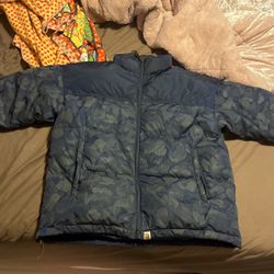 BAPE ABC Dot Reflective Camo Down Jacket Size L