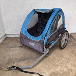 Collapsible bike trailer for kids