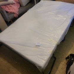 Full Size Pull Out Bed Extension Frame With Mattress For Sofa