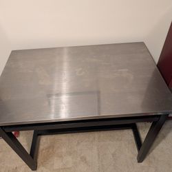 Stainless Steel Crate & Barrel Table