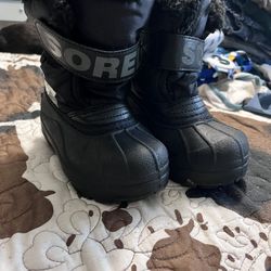 Toddler Black Boots 