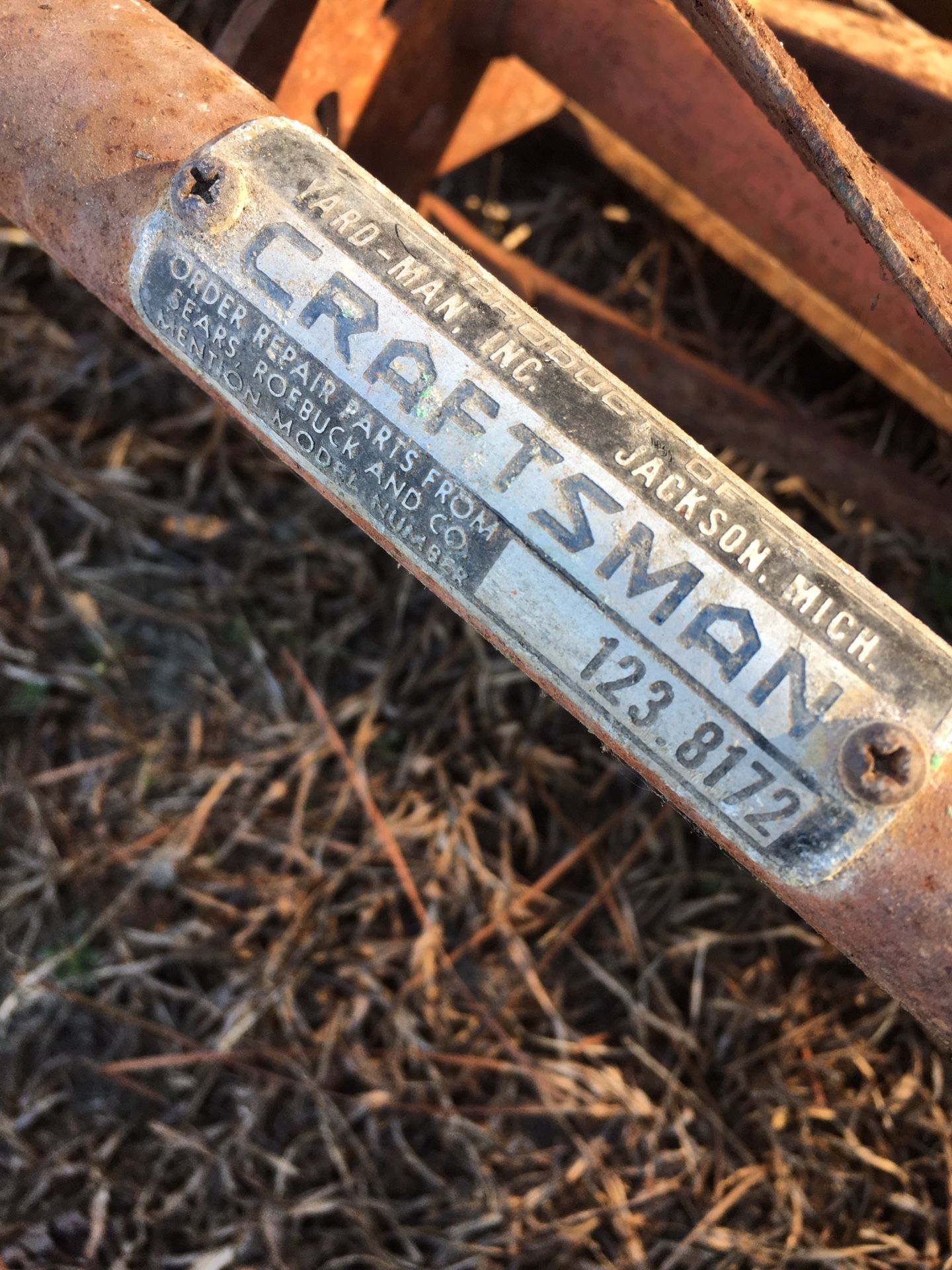 Vintage grass cutter